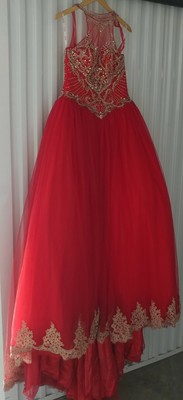 red sweet sixteen dresses