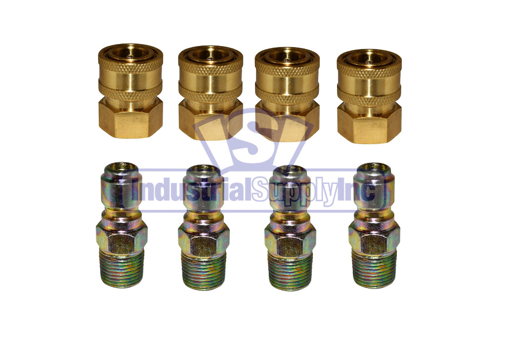 Pressure Washer | Quick Connects | 3/8" Female NPT Socket | 3/8" Male NPT Plug
