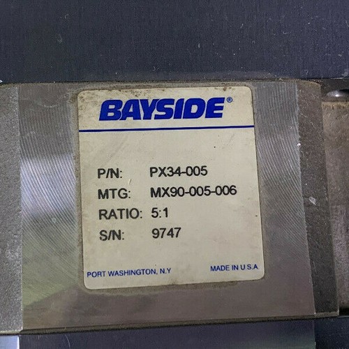 Parker S83-93-MO Stepper Motor w/ Bayside PX34-005 Planetary Gearhead - Picture 5 of 5