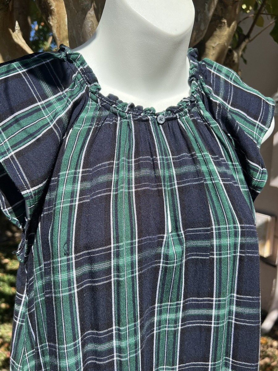 loft green plaid dress Green Plaid Wool Swing Dress – Vintage Belted Midi Dress 5343 Green / XL main image 0