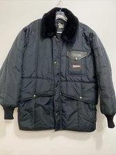 RefrigiWear Mens Insulated Iron-Tuff Workwear Jacket with Fleece Collar Sz XL