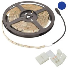 Ceiling Coving Strip Light with 8mm L Shape Tape Connectors LED BLUE 5m