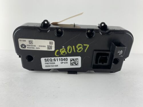 2015-2016 Chrysler 200 AC Heater Climate Temperature Control 05091531AG OEM - Picture 9 of 12