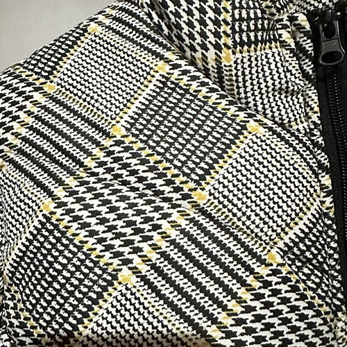 Jason Maxwell Outerwear Collection Plaid Quilted Puff Vest Black Yellow Size XL - Picture 4 of 9