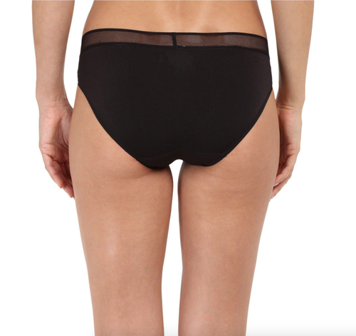 DKNY Black Intimates Signature Seamless Bikini Skinny Dip Women's Size M L125529 - Picture 2 of 3