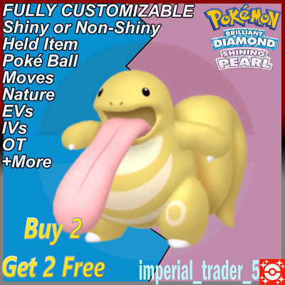 Pokemon Brilliant Diamond & Shining Pearl   Shiny Lickitung   6IV Customizable