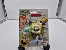 Llavero de agua Squirtz 2002 vintage Nickelodeon Bob Esponja diversión básica