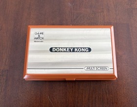 NINTENDO Donkey Kong Game & Watch (DK-52) 1982 Vintage Orange Japan Made TESTED!