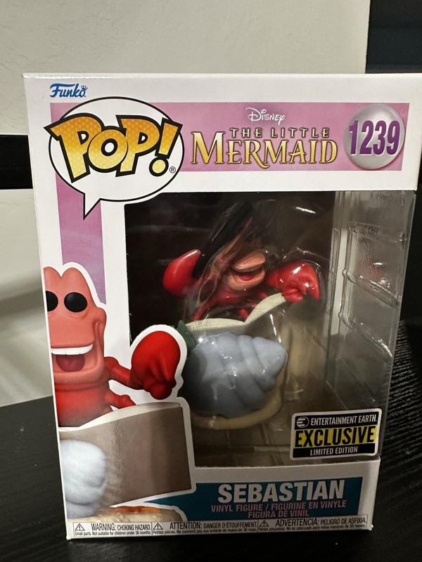 Funko Pop! Vinyl: Disney - Sebastian - Entertainment Earth (Exclusive) #1239