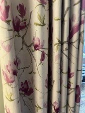 2 Pairs High Quality Custom Floral Curtains (inc 1 Very Large Pair)