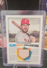 2026 Topps Heritage - Clubhouse Collection Relics Kyle Schwarber #CCR-KS...