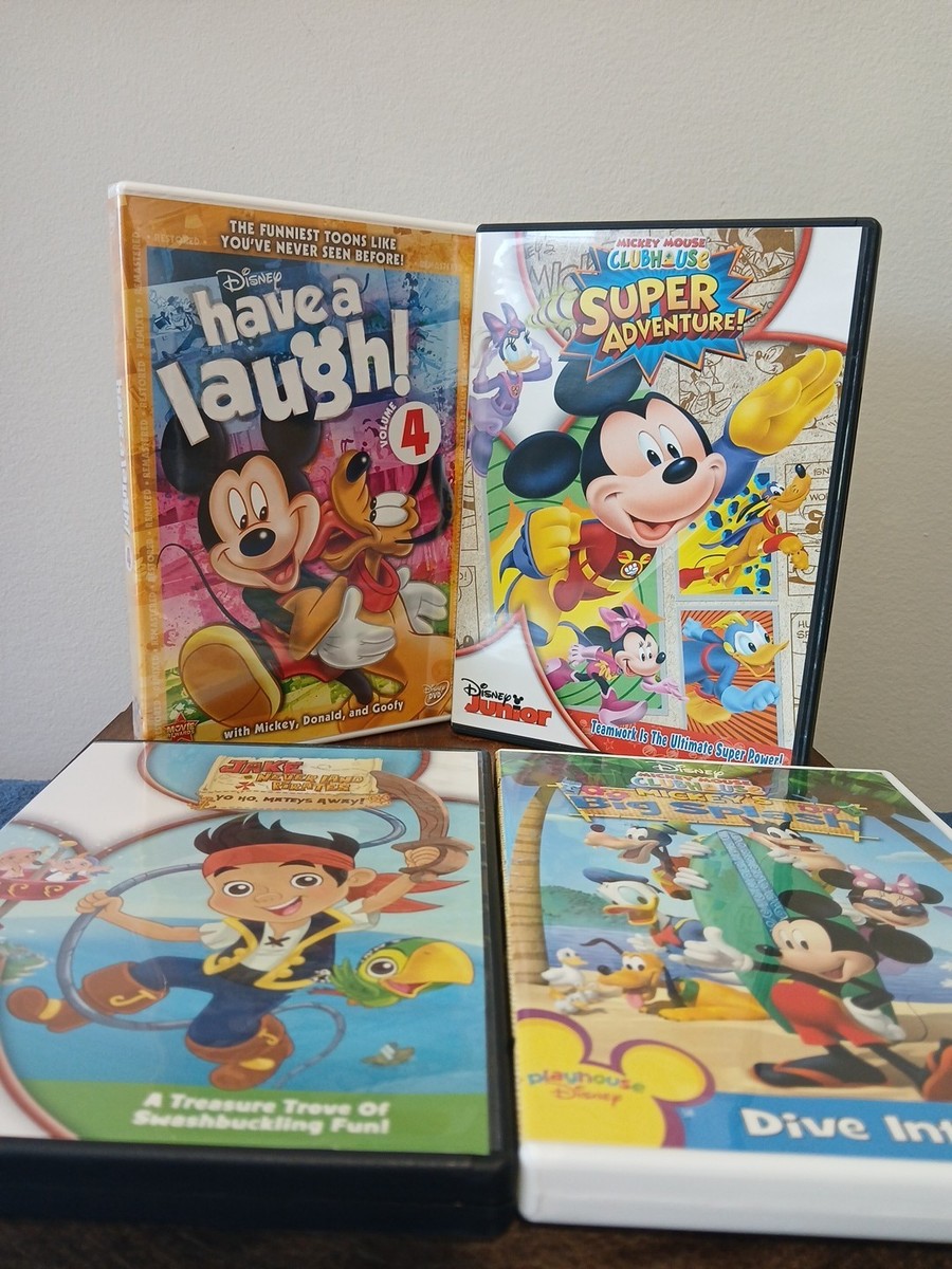 Disney Mickey Mouse Clubhouse: Super Adventure DVD + 3 Other