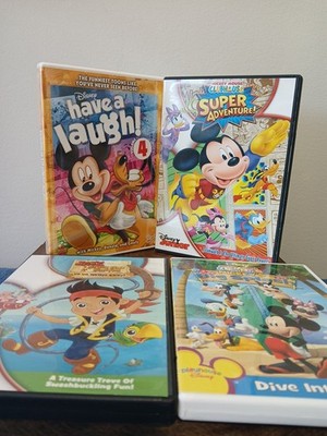 Disney Mickey Mouse Clubhouse: Super Adventure DVD + 3 Other