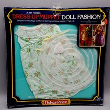 Fisher-Price 1981 Miss Piggy s Garden Party Apparel Dress-Up Muppet Doll Fashion