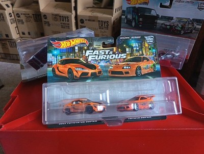 Hot Wheels Car Culture 2er Pack Fast Furious Toyota Supra