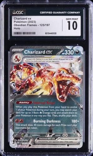 Charizard ex graded CGC 10 for sale on eBay