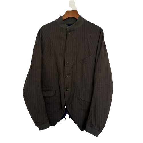 Ziggy Chen Structured Stripe Wool blend Jacket – Avant-garde & Artisan Size 48