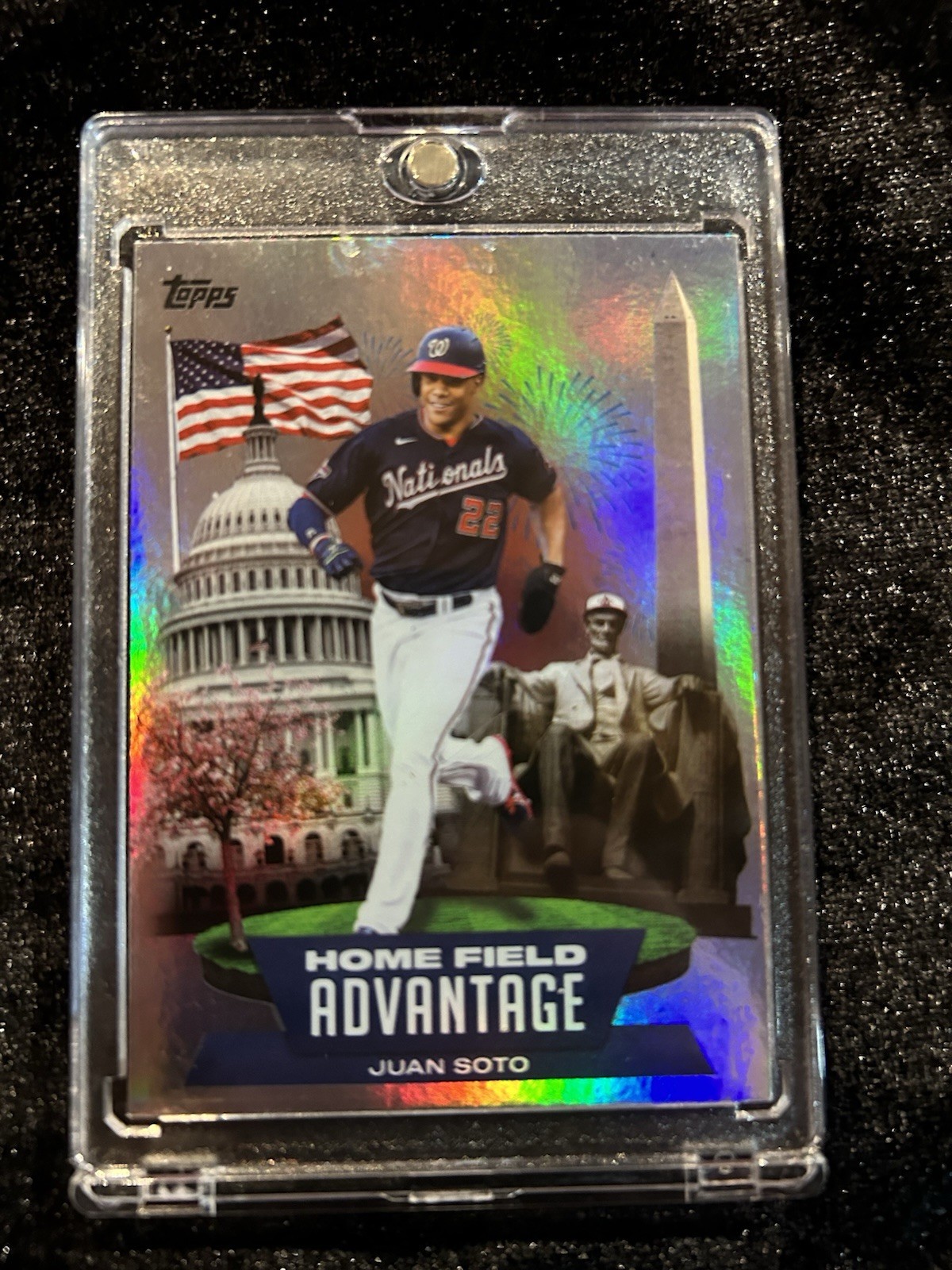 Juan Soto 2022 Topps #HA4 Home Field Advantage Case Hit