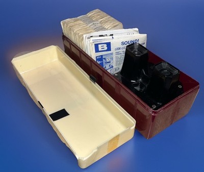 Vintage Sawyer s View-Master Collection Plastic Box Viewer w/50 Reels Collection