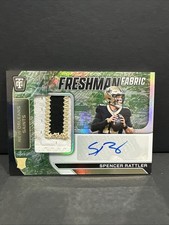 2024 Totally Certified Spencer Rattler Camo RPA /25 🔥 3 Color Rookie Patch M1