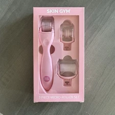 NEW Skin Gym 3 piece Needling Micro-roller Set  -  100% Authentic Face Lips Eyes