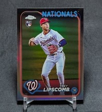Trey Lipscomb Refractor Rookie 2024 Topps Chrome Update Card #USC134 Nationals