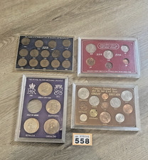 2x Decimal Coins ,EIIR Silver Wedding Crown & Half Pennies Coin Sets