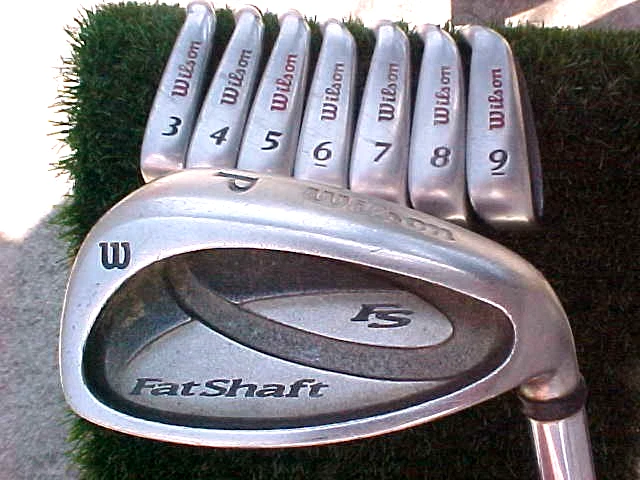 Wilson Fat Shaft Irons Set Golf Clubs for sale - eBay