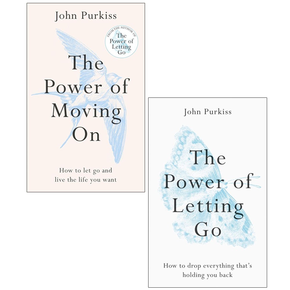Power of Moving On ,Power of Letting Go by John Purkiss 2 Books Collection Set