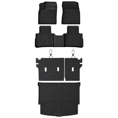 TPE Floor Mats Liners Trunk Cargo Liner Set for 2014-2026 Nissan Rogue Anti-Slip