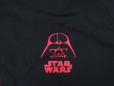 STAR WARS WALT DISNEY PARKS MENS SMALL HOODIE WINDBREAKER ZIP JACKET DARTH VADER