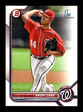 2022 Bowman Prospects #BP-70 Andry Lara - Washington Nationals