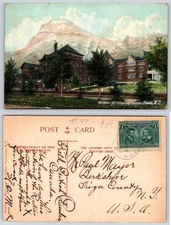 Field British Columbia Mt Stephen House Postcard AC395