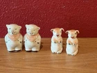 Vintage Shawnee Pottery, Smiley  Pig Salt & Pepper Shaker Set & Japan Made Set