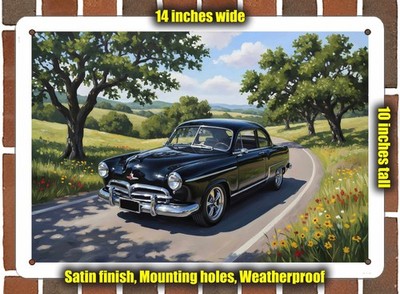 Metal Sign - 1952 Kaiser Henry J Oil Painting - 14x10