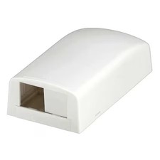 Panduit Cbx2wh-Ay Surface Mount Box, Mini Com, 2Port, White
