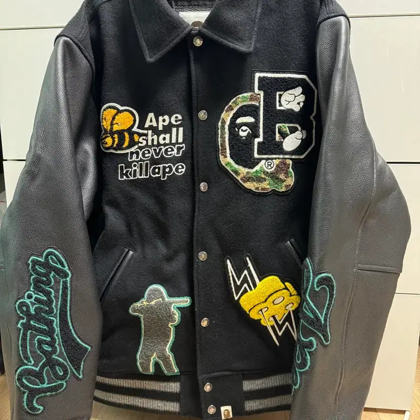 BAPE X Billionaire Boys Club Varsity XL Jacket - Japan Purchase thumbnail 7