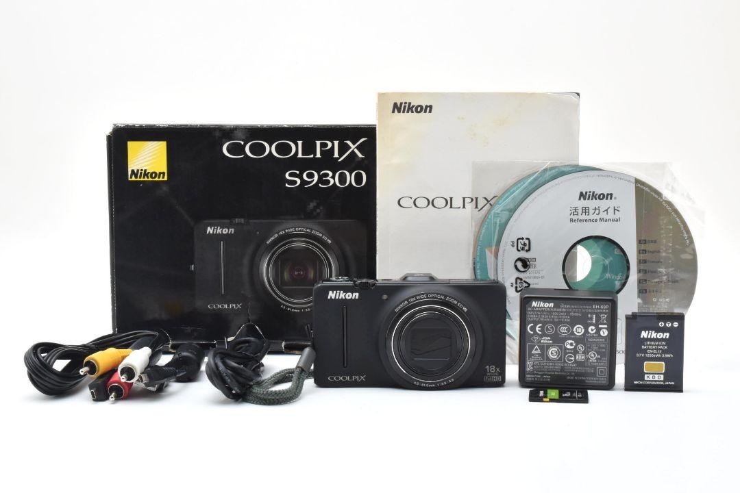Nikon COOLPIX S9300 Black Digital Camera Tested Working Boxed Near