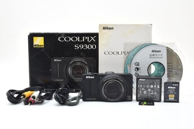 Nikon COOLPIX S9300 Black Digital Camera Tested Working Boxed Near