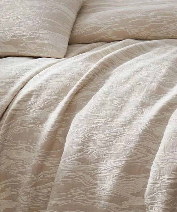 Funda nórdica y fundas Donna Karan "Tranquility" 3 piezas KING, 100 % algodón, nueva sin etiquetas Foto 4 de 4