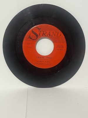 1959 Larry Hall Sandy / Lovin' Tree 45 RPM Strand Record Loving Tree