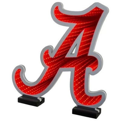 Official Licensed NCAA Team Pride Alabama 3D LED Infinity Logo Light
