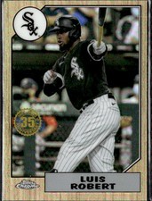 2022 Topps Chrome Ben Baller Edition #87BC-12 Luis Robert 1987 Topps Baseball