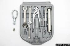 BMW E28 528e E30 325i Genuine *EXLNT* CLEAN * TRUNK TOOL KIT TOOLS SET BOX Heyco