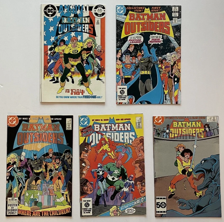 БЭТМЕН И АУТСАЙДЕРЫ 1-38 + ЕЖЕГОДНЫЙ #1 DC 1983 36 КНИГ! - Изображение 2 из 4