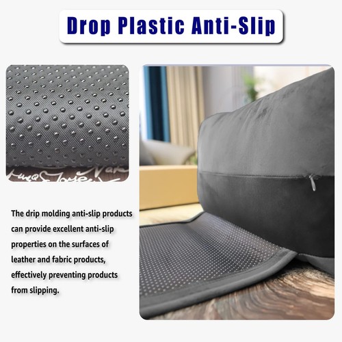 Adjustable Headrest Pillow for Recliners and Armchairs - Non-Slip Velvet Cush... - Picture 2 of 6
