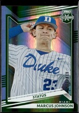 2022 Panini Elite Extra Edition #112 Marcus Johnson Status Green #/499