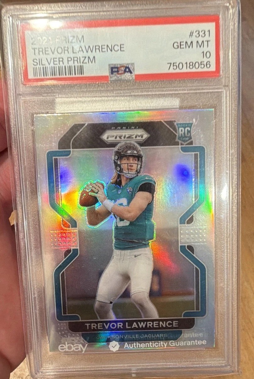 2021 Panini Prizm - Rookie Trevor Lawrence #331 Silver Prizm (RC)