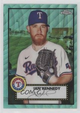 2021 Topps Chrome Platinum Anniversary Aqua Wave Refractor Ian Kennedy #453 0ot5