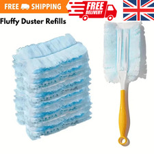 10PCS Fluffy Duster Refills Flash Dust Magnet Disposable Duster Heads Microfiber